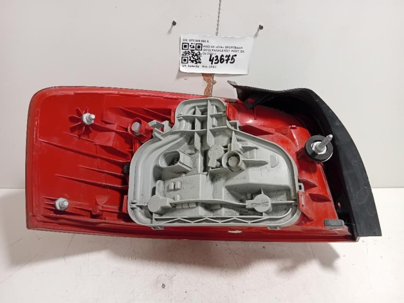 Fanale EST POST DX 8P3 945 096 A Audi A3 8VA Sportback 2012