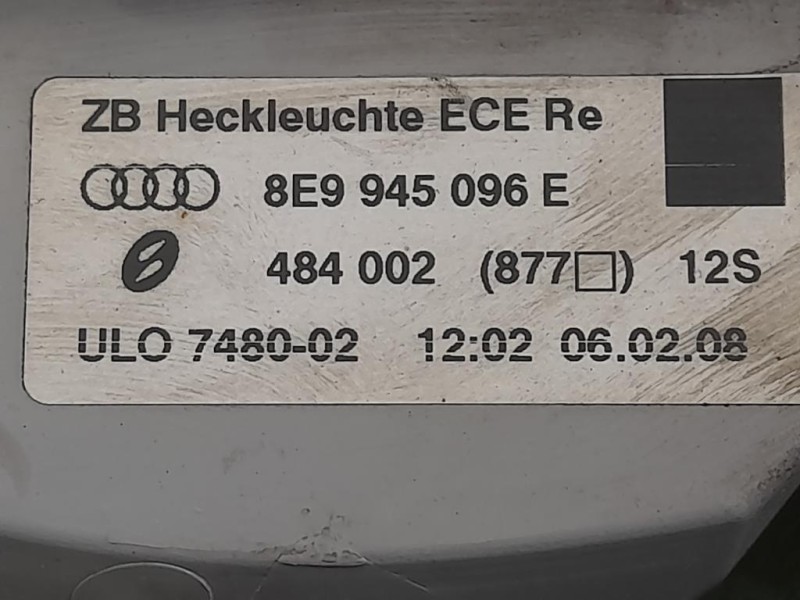 Fanale EST POST DX 8E9945096E Audi A4 8ED Avant 2005