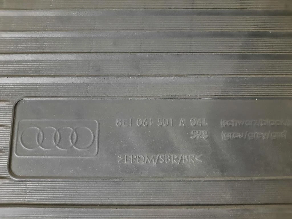 Tappetini Gomma 8E1061501A GOMMA Audi A4 8ED Avant 2005