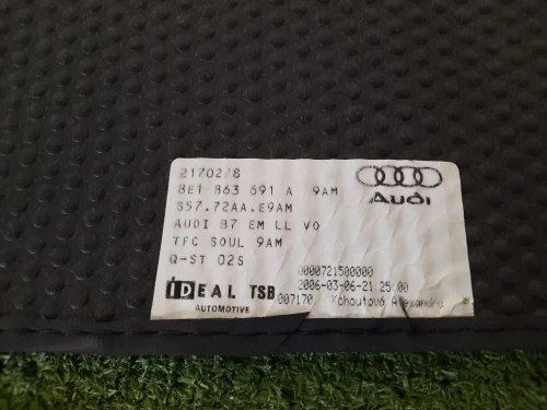 Tappetini Moquette 8E1863691A MOQUETTE Audi A4 8ED Avant 2005
