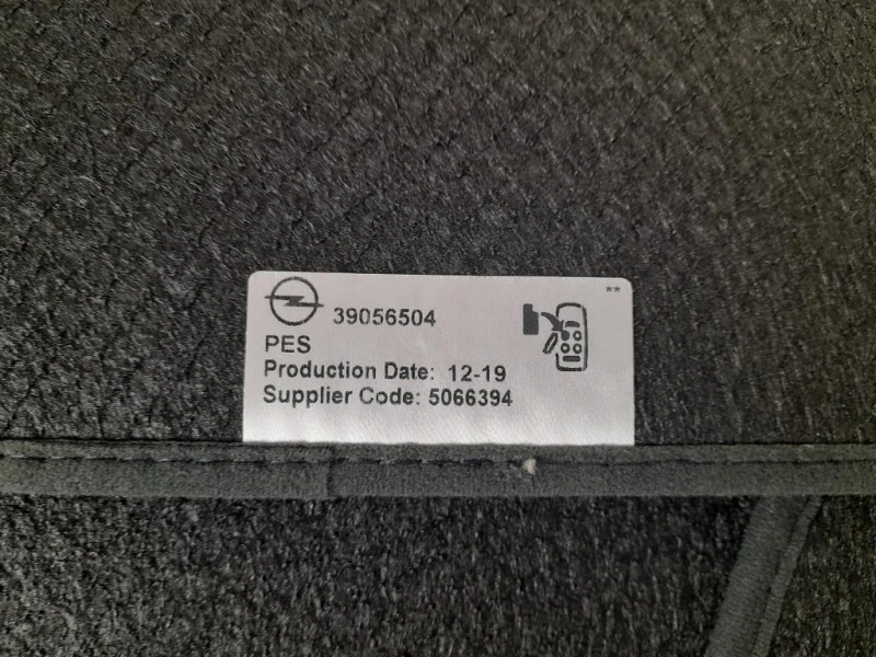 Tappetini Moquette 39056504 Opel Astra K 2016