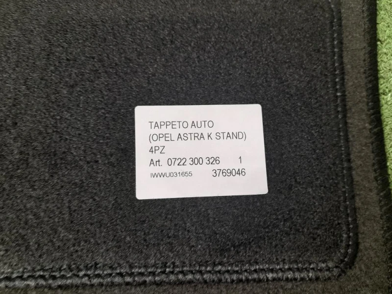Tappetini Moquette 3769046 Opel Astra K 2016