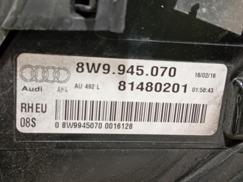 Fanale EST POST DX 8W9945070 Audi A4 8W5 Avant 2015