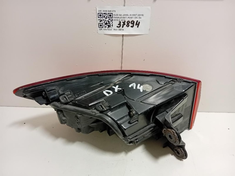 Fanale EST POST DX 8W9945070 Audi A4 8W5 Avant 2015
