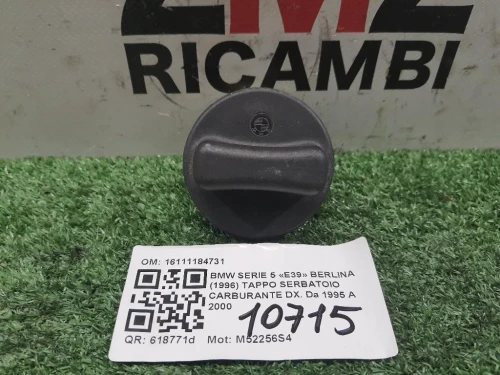 Tappo Serbatoio Carburante DX 16111184731 Bmw Serie 5 E39 Berlina 1996