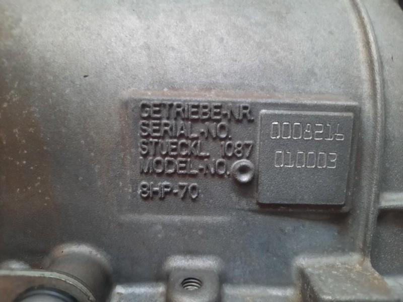 Cambio GA8HP70Z CAMBIO AUTOMATICO 8 MARCE Bmw Serie 5 F07 GT 2010