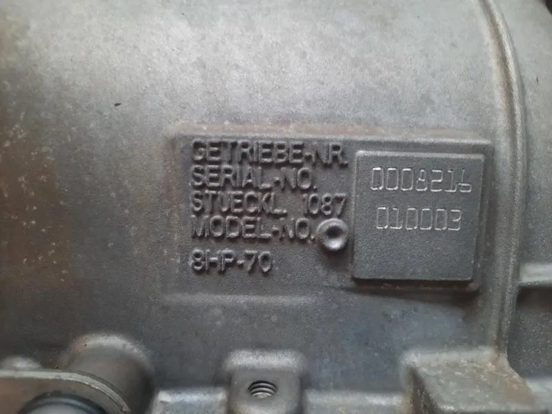 Cambio GA8HP70Z CAMBIO AUTOMATICO 8 MARCE Bmw Serie 5 F07 GT 2010