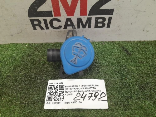 Tappo Vaschetta Tergicristalli ANT 7241664 Bmw Serie 1 F20 Berlina 2012