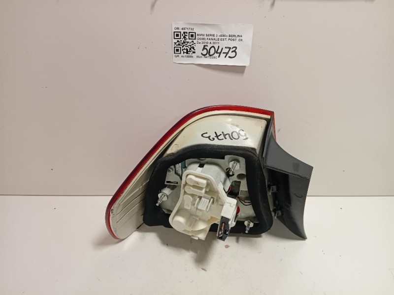 Fanale EST POST DX 4871732 Bmw Serie 3 E90 Berlina 2005