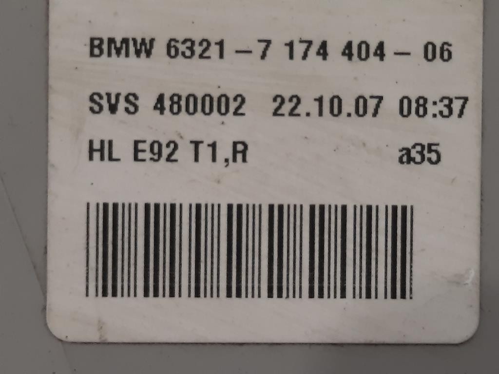 Fanale EST POST DX 7 174 404-06 Bmw Serie 3 E92 Coupe 2007