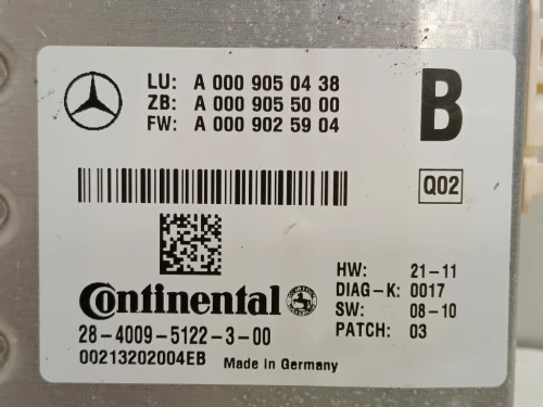 Telecamera A0009050438 Mercedes Classe ML W166 2012