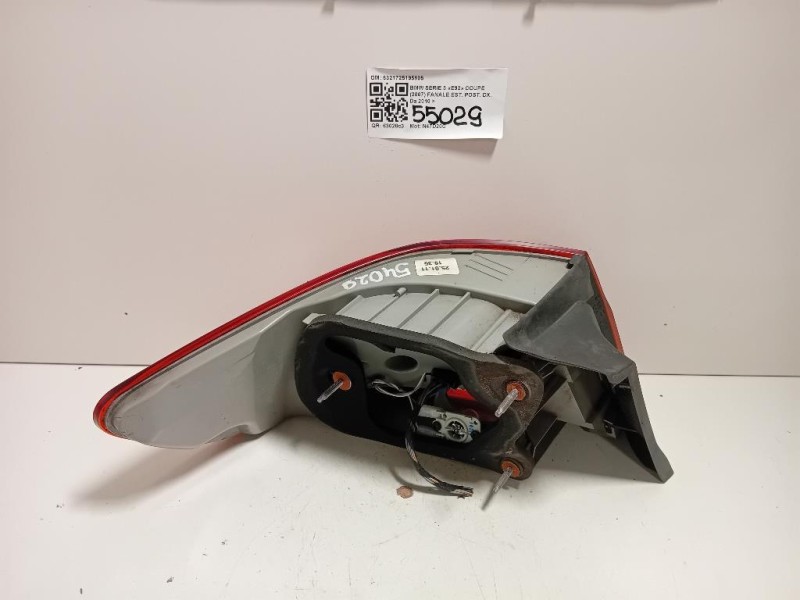 Fanale EST POST DX 6321725195805 Bmw Serie 3 E92 Coupe 2007
