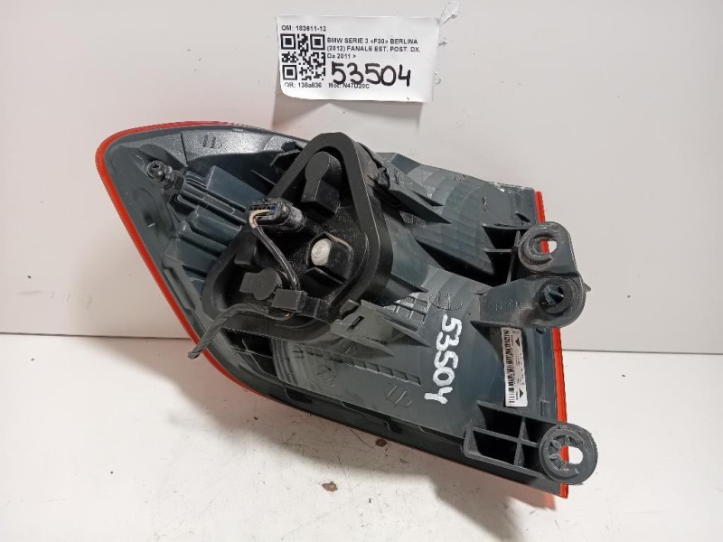 Fanale EST POST DX 183611-12 Bmw Serie 3 F30 Berlina 2012
