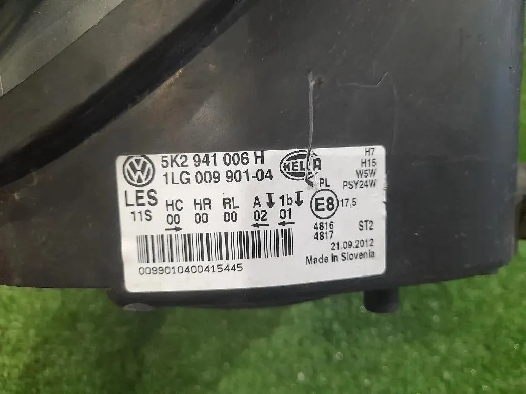 Proiettore ANT DX 5K2941006H Volkswagen GOLF VI 2009