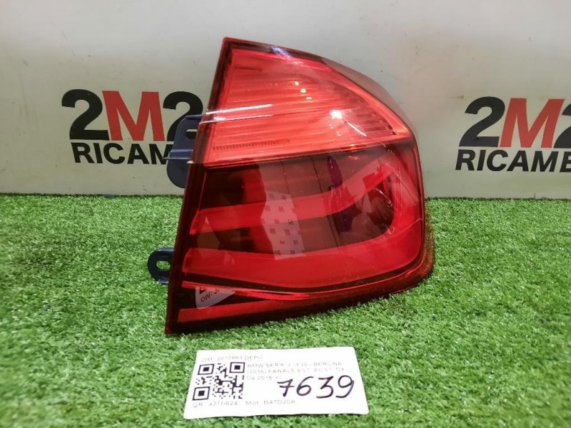 Fanale EST POST DX 2010883 DEPO Bmw Serie 3 F30 Berlina 2015