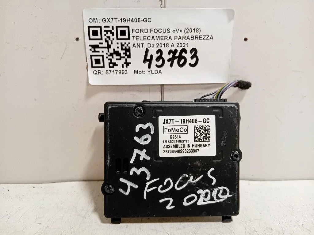 Telecamera Parabrezza ANT GX7T-19H406-GC Ford Focus V 2018