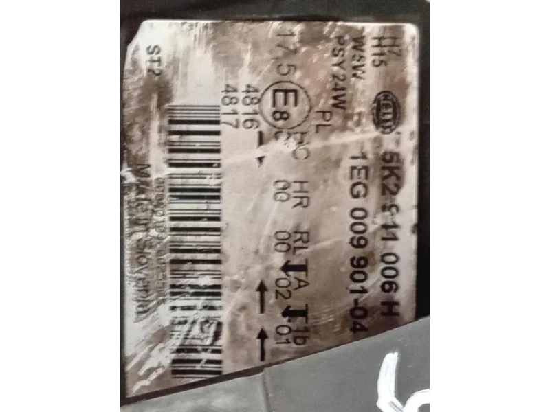 Proiettore ANT DX 5K1941006S Volkswagen GOLF VI 2009