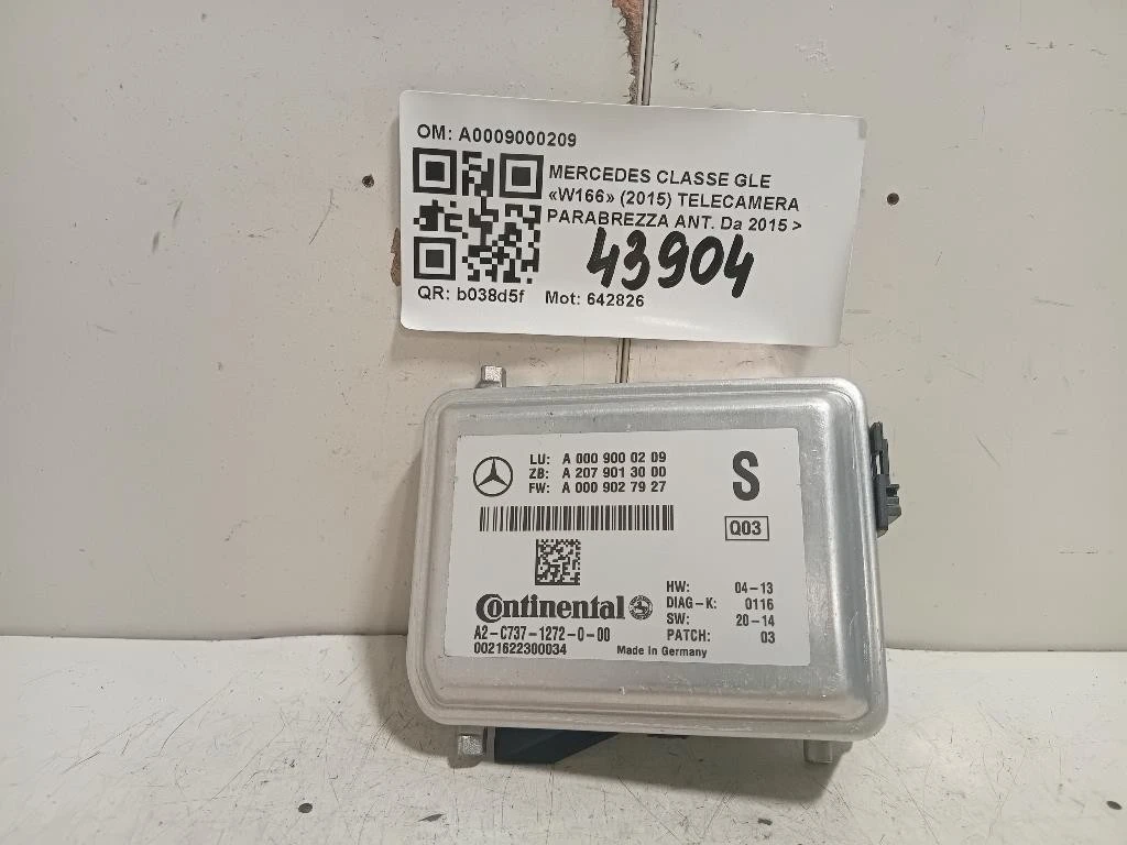Telecamera Parabrezza ANT A0009000209 Mercedes Classe GLE W166 2015