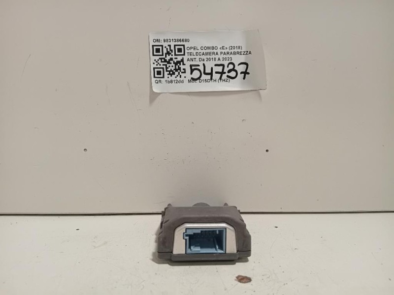 Telecamera Parabrezza ANT 9831386680 Opel Combo E 2018