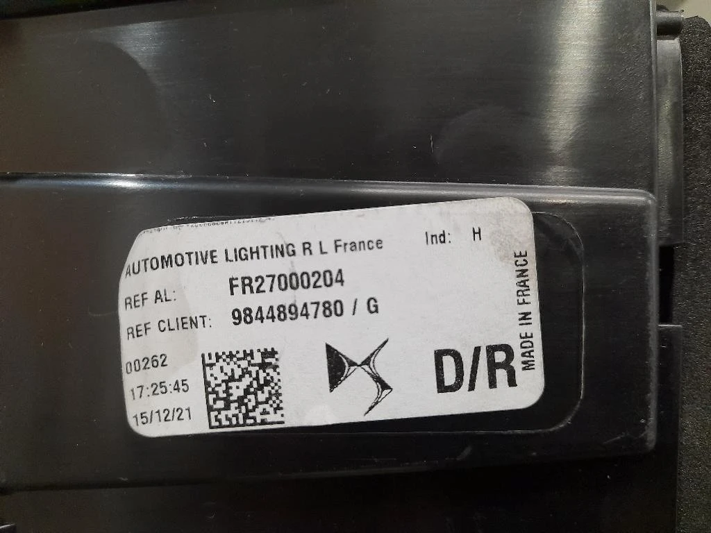 Fanale EST POST DX 9844894780G Citroen DS4 I 2016