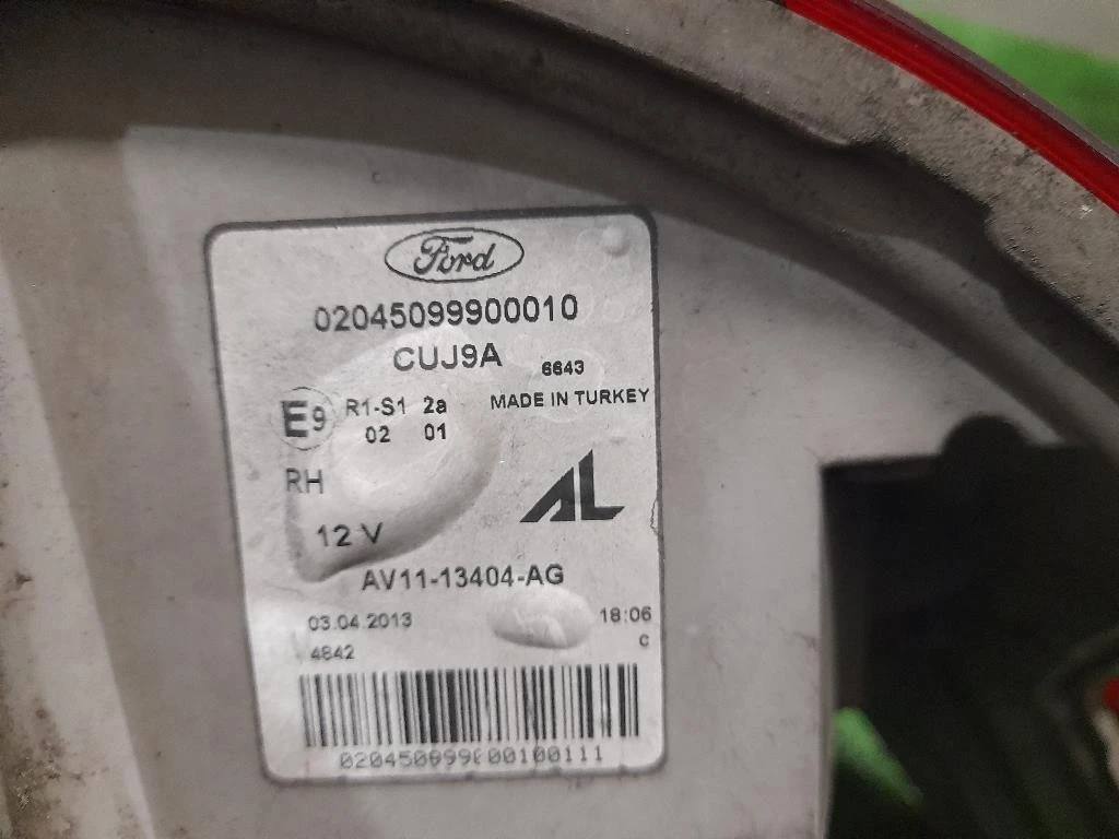Fanale EST POST DX AV1113404AG Ford B-max 2012