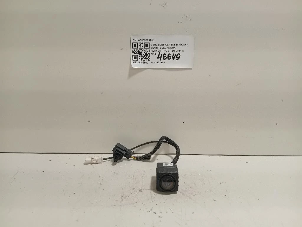 Telecamera Paraurti POST A0009054703 Mercedes Classe B W246 2012