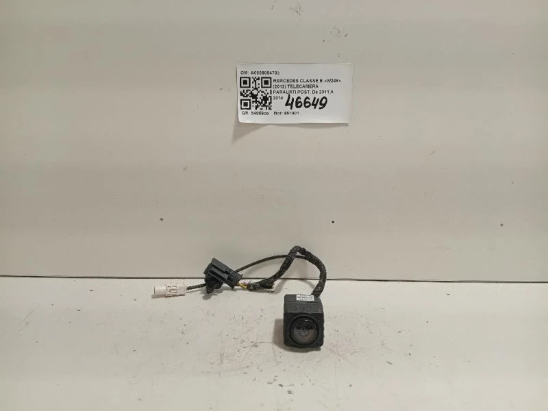 Telecamera Paraurti POST A0009054703 Mercedes Classe B W246 2012