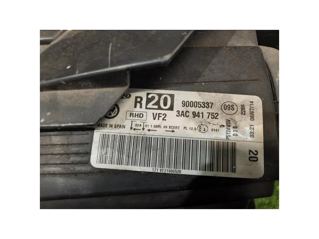 Proiettore ANT DX 3AC941752 Volkswagen Passat VI 2011