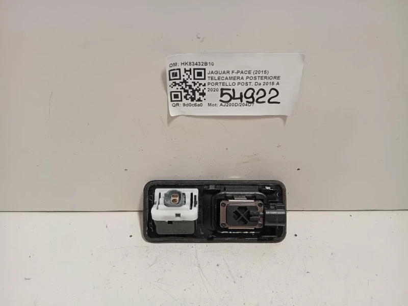Telecamera Posteriore Portello POST HK83432B10 Jaguar F-pace 2015