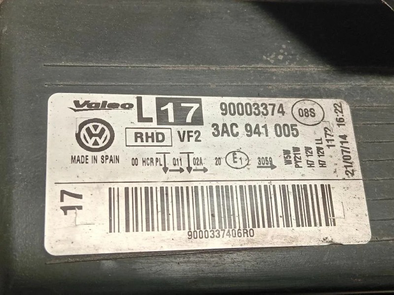 Proiettore ANT DX 90003374 Volkswagen Passat VI Variant 2011