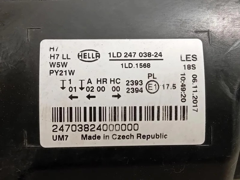 Proiettore ANT DX 1LD 247 038-24 Volkswagen Tiguan I 2011