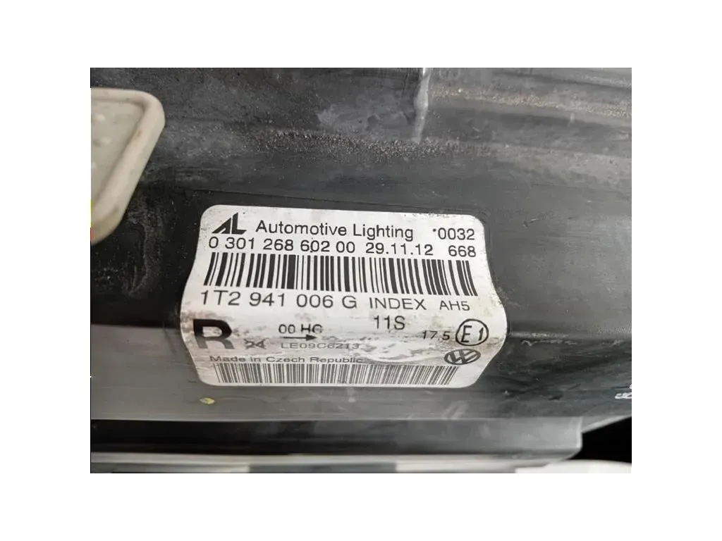 Proiettore ANT DX 1T2 941 006 G Volkswagen Touran III 2010