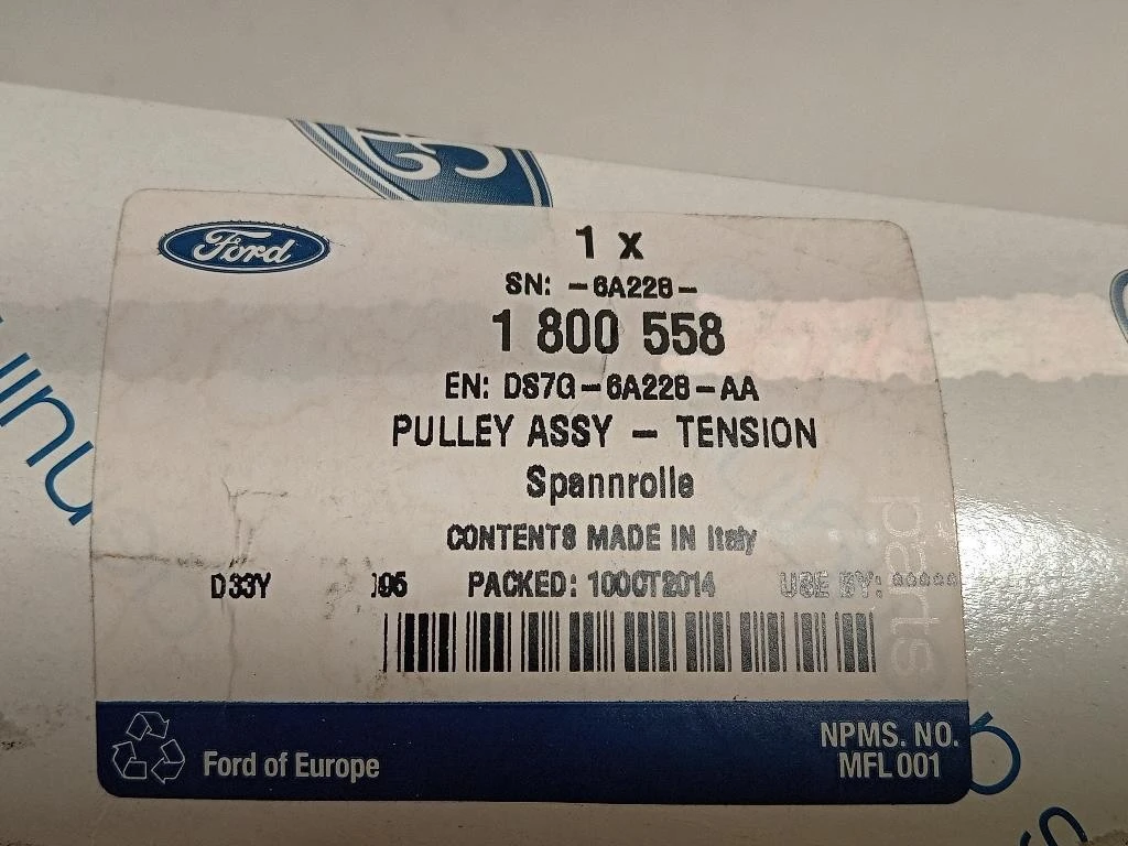 Tendicinghia Accessori AC 1800558 Ford C-max III 2011