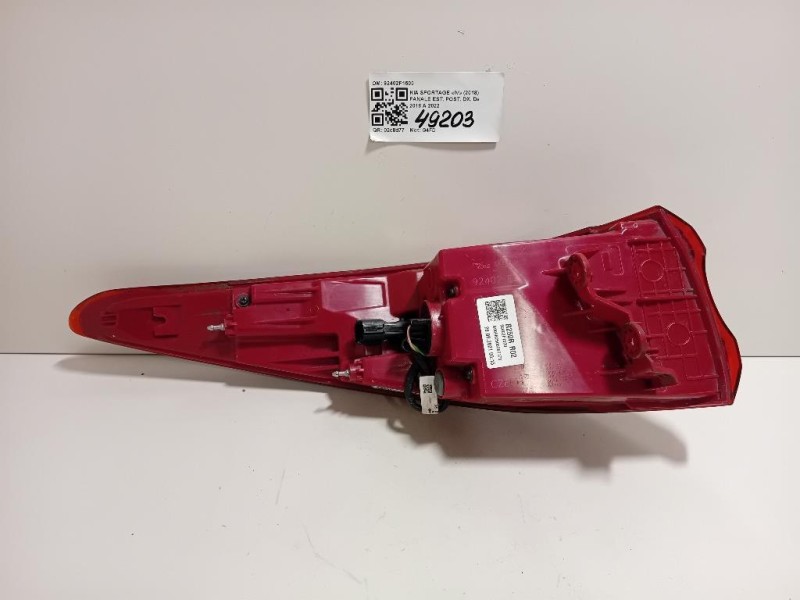 Fanale EST POST DX 92402F1500 Kia Sportage IV 2018