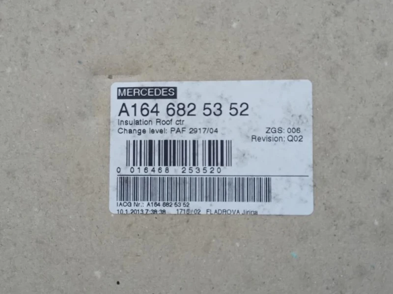 Tetto TETTO Mercedes Classe ML W166 2012