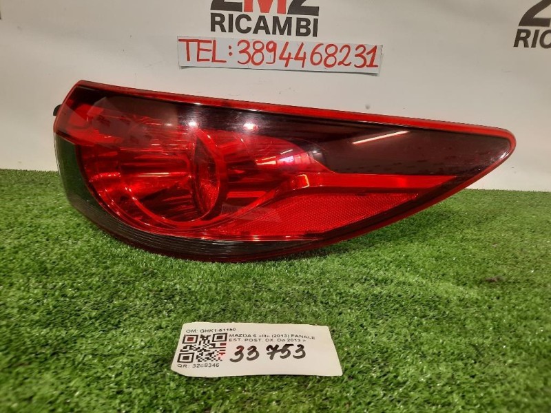 Fanale EST POST DX GHK151150B Mazda 6 III 2013