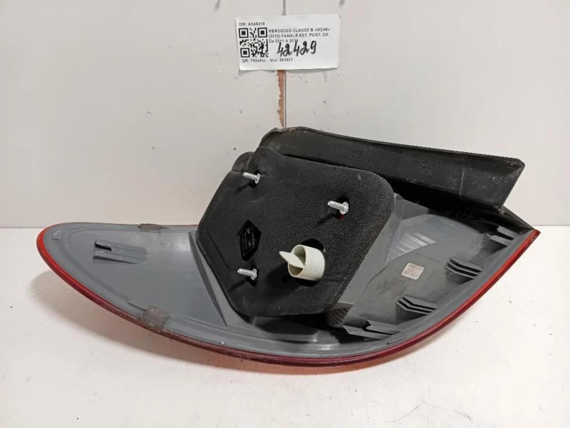 Fanale EST POST DX A046318 Mercedes Classe B W246 2012
