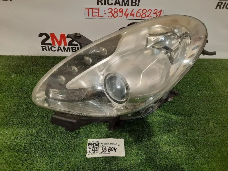 Proiettore ANT SX 46632748 Alfa Romeo Giulietta 2010