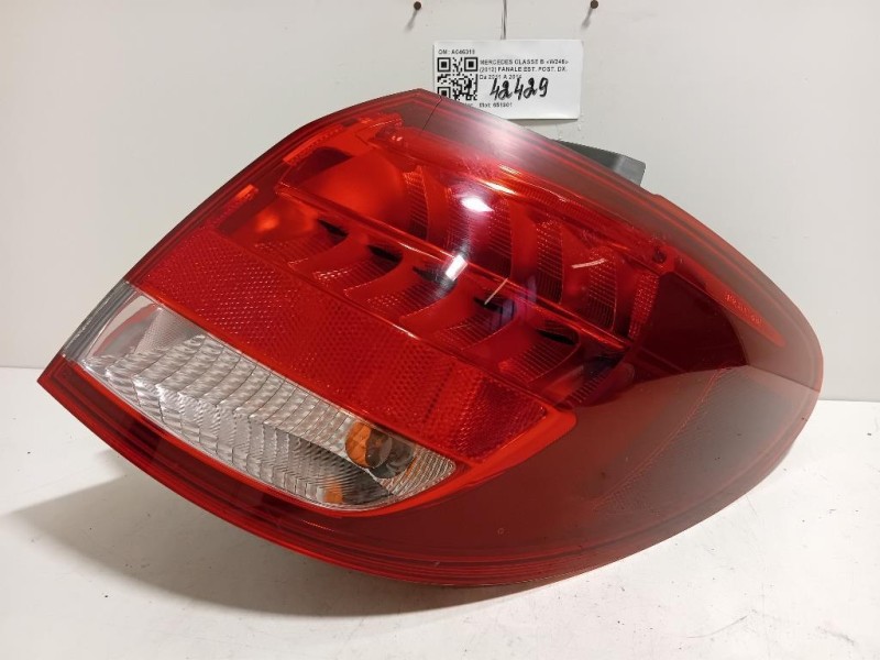 Fanale EST POST DX A046318 Mercedes Classe B W246 2012