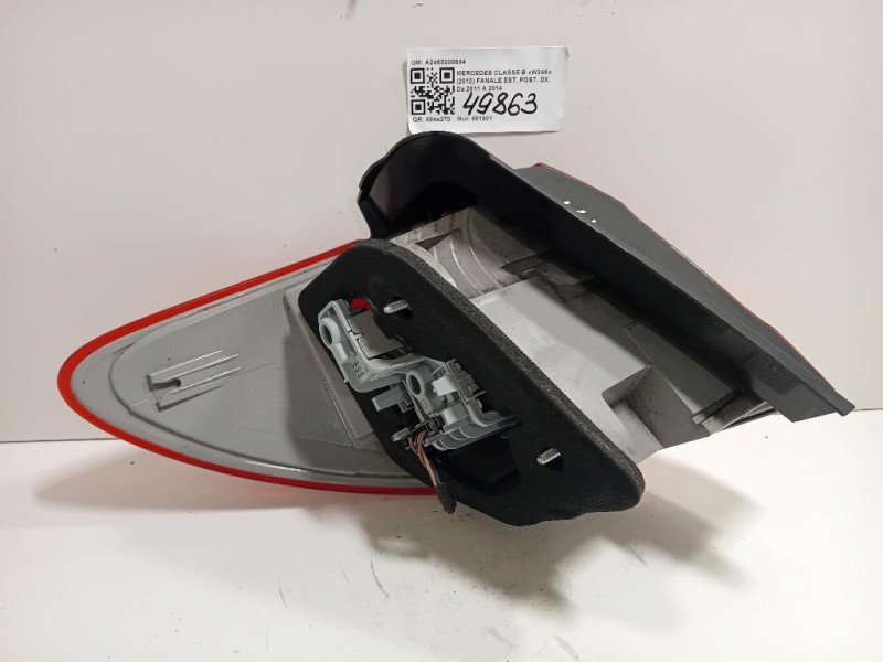 Fanale EST POST DX A2468200664 Mercedes Classe B W246 2012