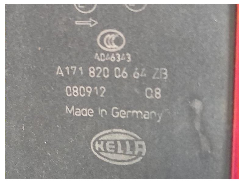 Fanale EST POST DX FANALE EST POST DX Mercedes Classe SLK R171 2004