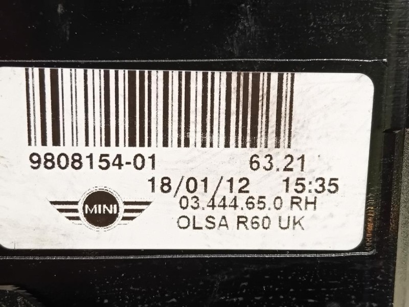 Fanale EST POST DX 9808154-01 Mini Countryman Cooper R60 2010