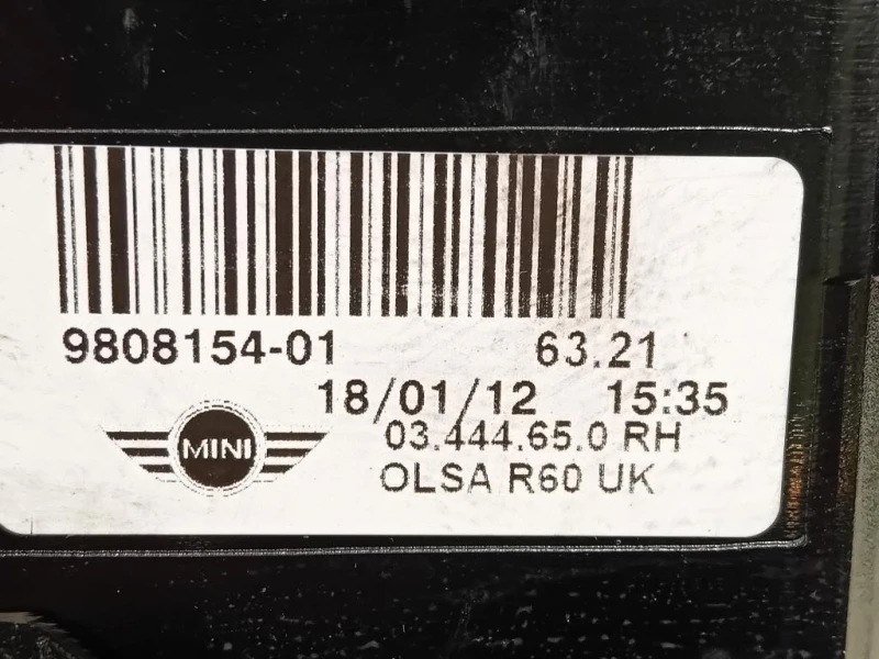 Fanale EST POST DX 9808154-01 Mini Countryman Cooper R60 2010