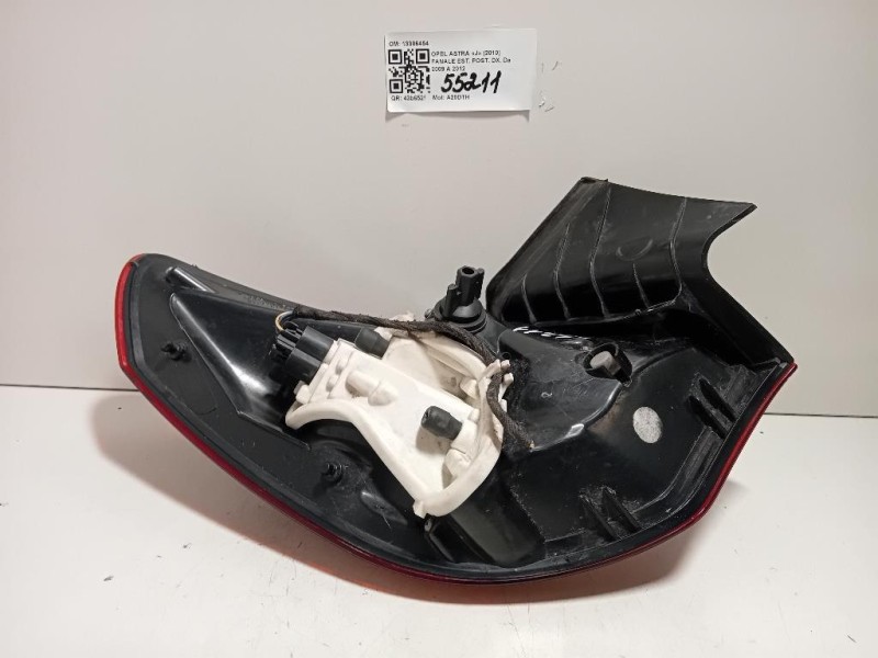 Fanale EST POST DX 13306454 Opel Astra J 2010