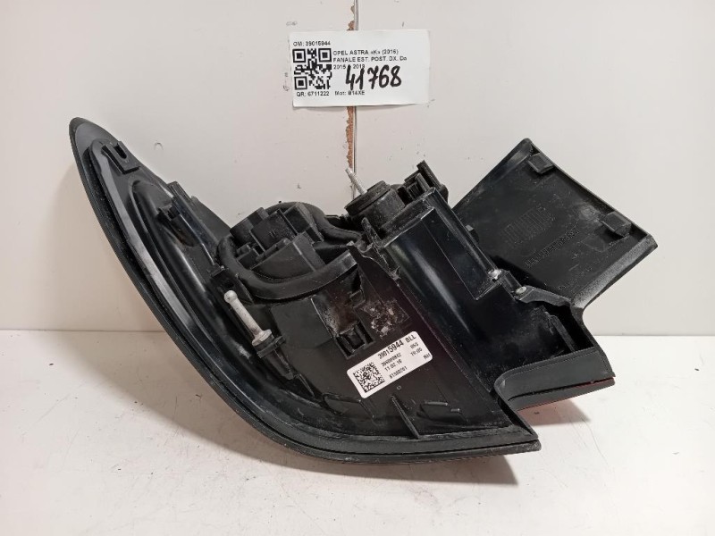 Fanale EST POST DX 39015944 Opel Astra K 2016