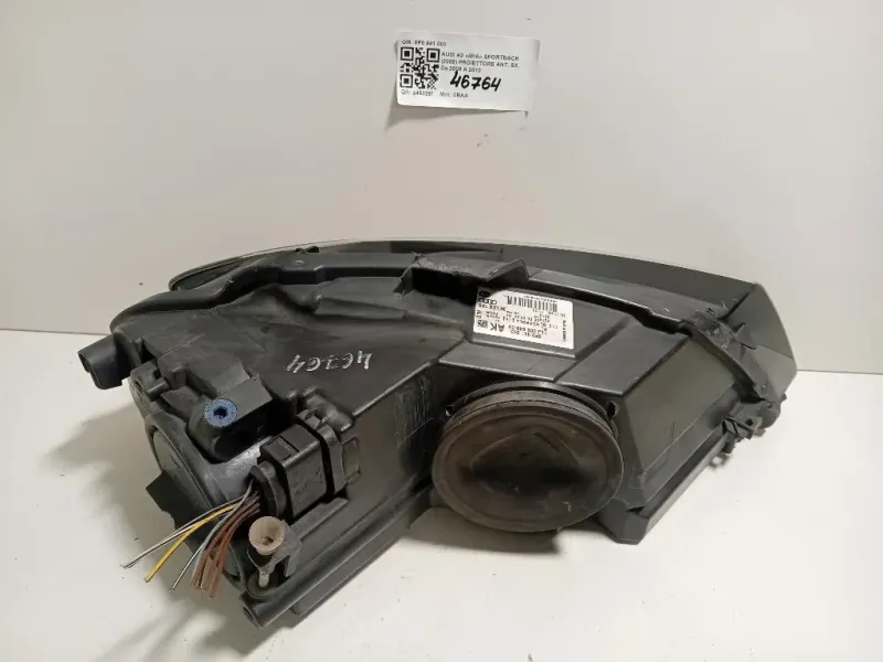 Proiettore ANT SX 8P0 941 003 Audi A3 8PA Sportback 2008