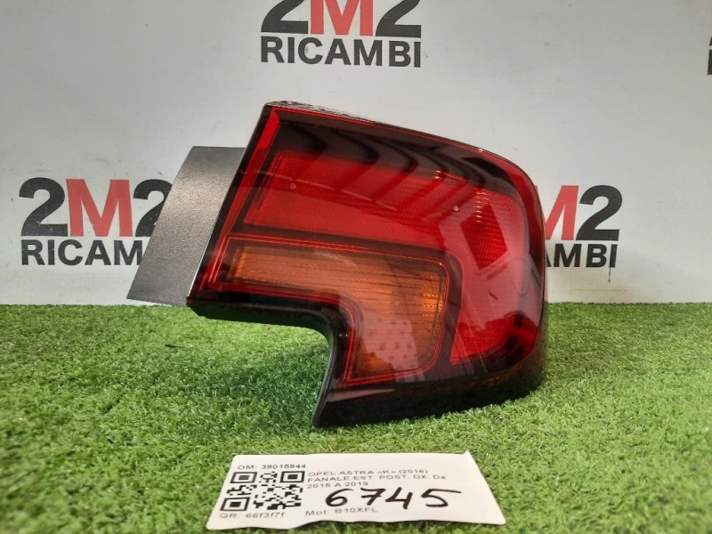 Fanale EST POST DX 39015944 Opel Astra K 2016