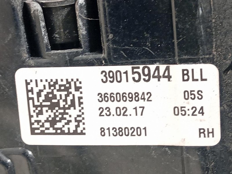 Fanale EST POST DX 39015944 Opel Astra K 2016