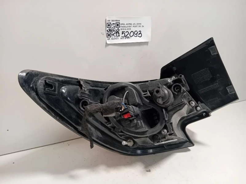 Fanale EST POST DX 39015944 Opel Astra K 2016