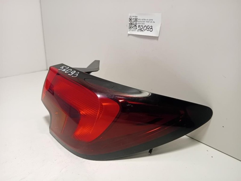 Fanale EST POST DX 39015944 Opel Astra K 2016